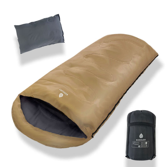 人工ダウンのひろびろシュラフ